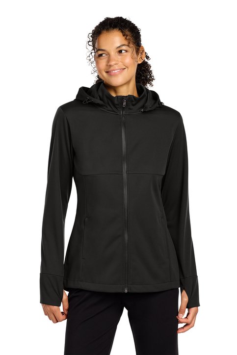 Sport-Tek® Women's Hooded Soft Shell Jacket