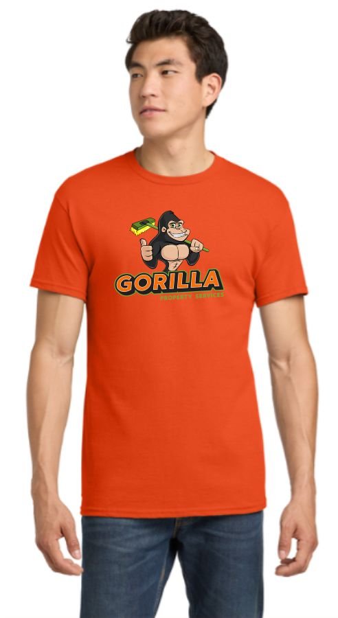 Adult Gildan Heavy Cotton T-shirt with Large Print